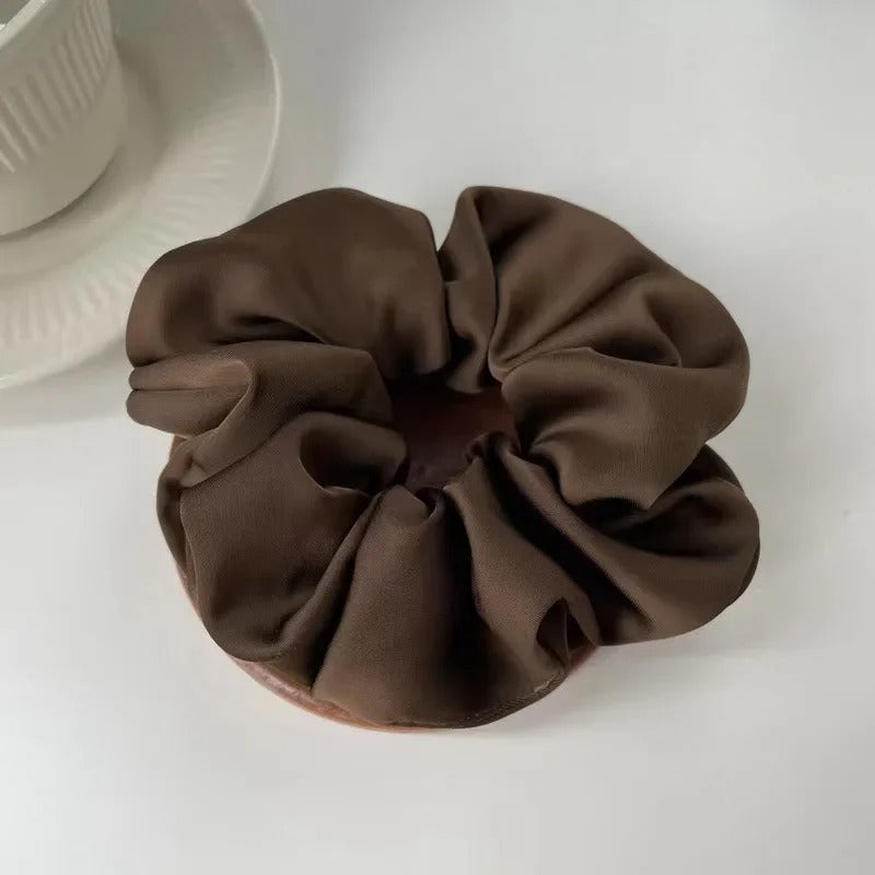 Silk Bloom Scrunchies