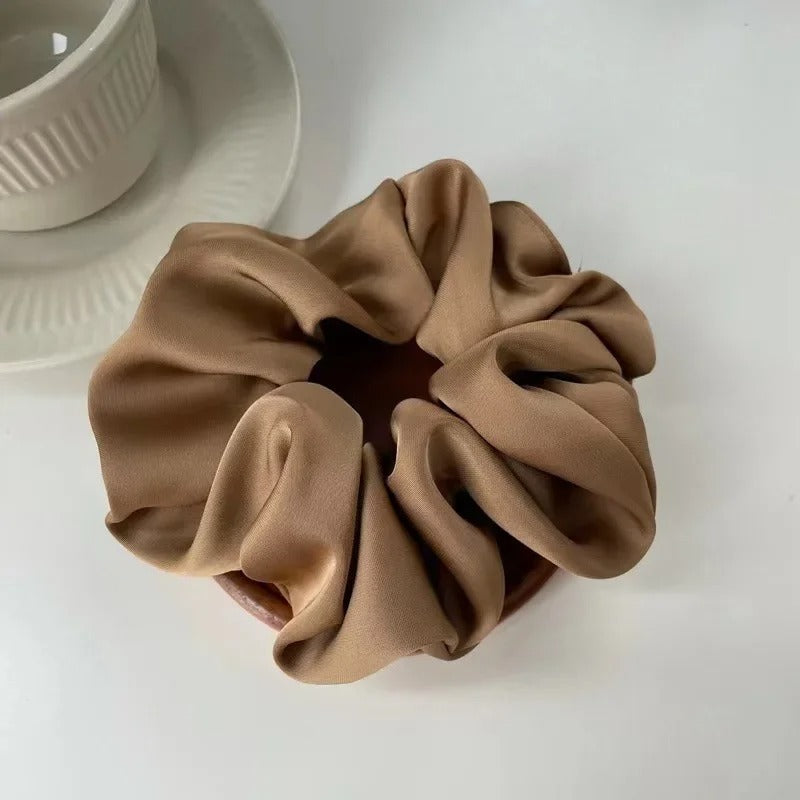 Silk Bloom Scrunchies
