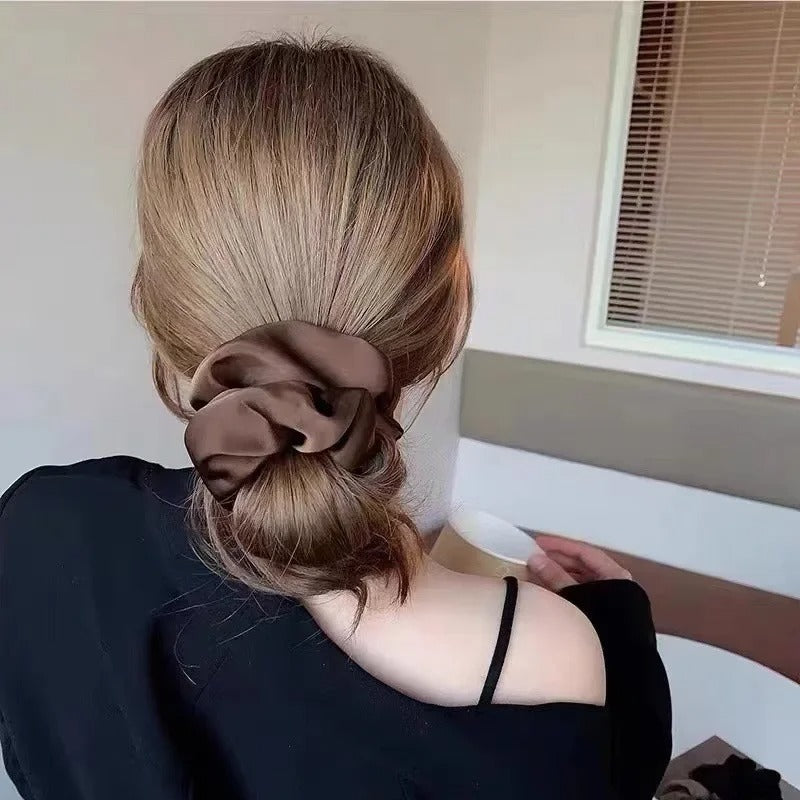 Silk Bloom Scrunchies