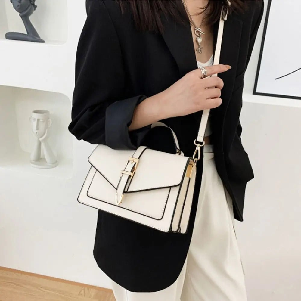 Elva Buckle Crossbody Bag