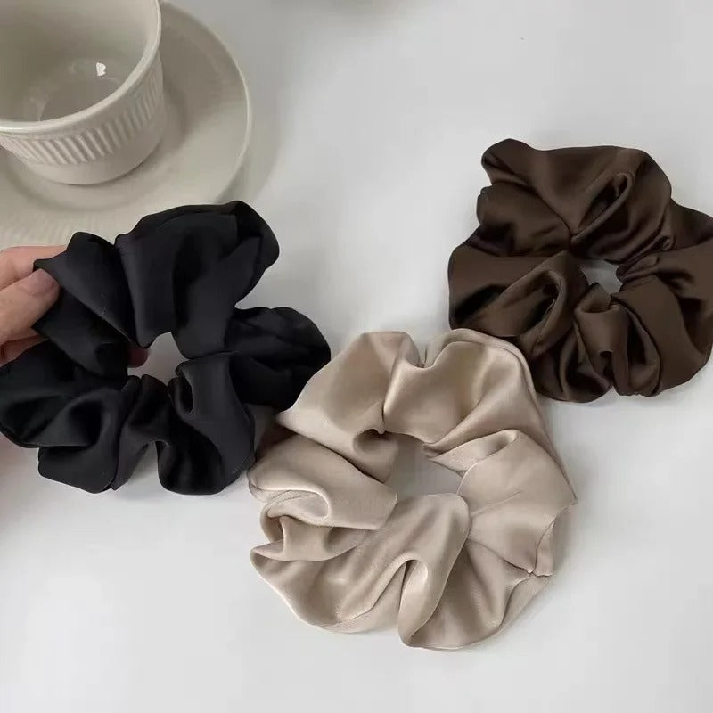 Silk Bloom Scrunchies