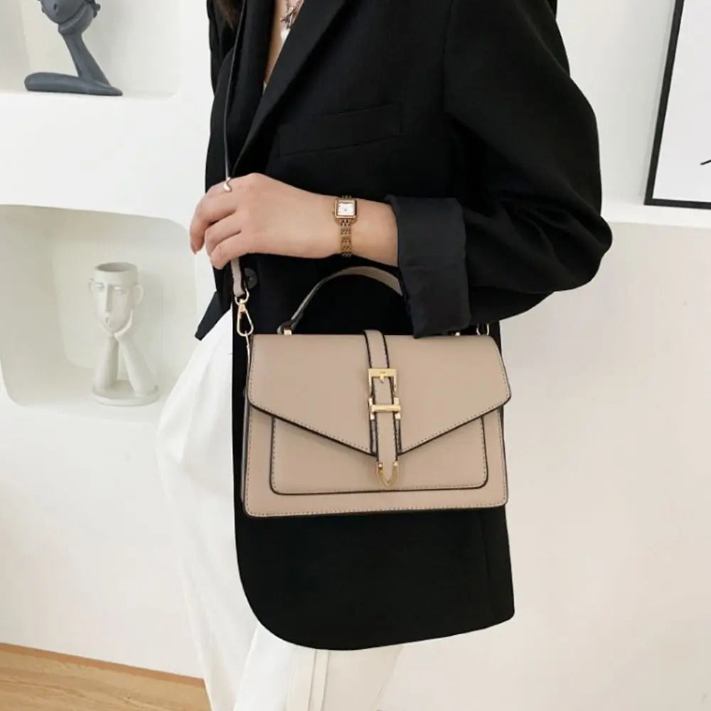 Elva Buckle Crossbody Bag