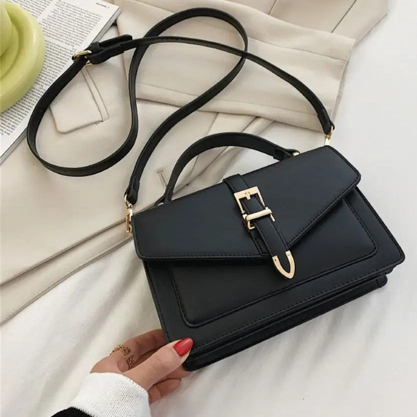 Elva Buckle Crossbody Bag