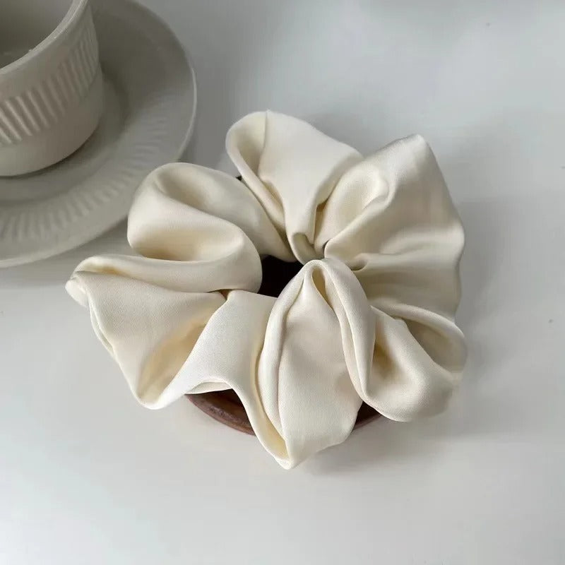 Silk Bloom Scrunchies