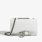 Dusk Croc Luxe Chain Bag