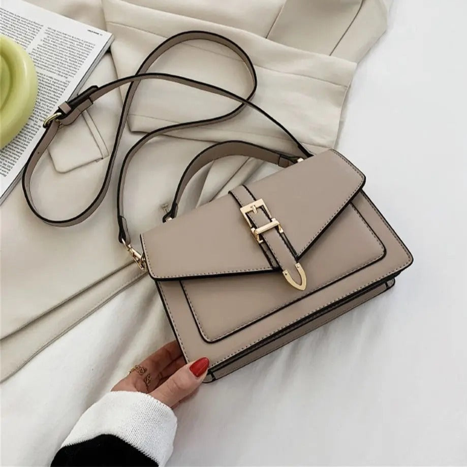 Elva Buckle Crossbody Bag