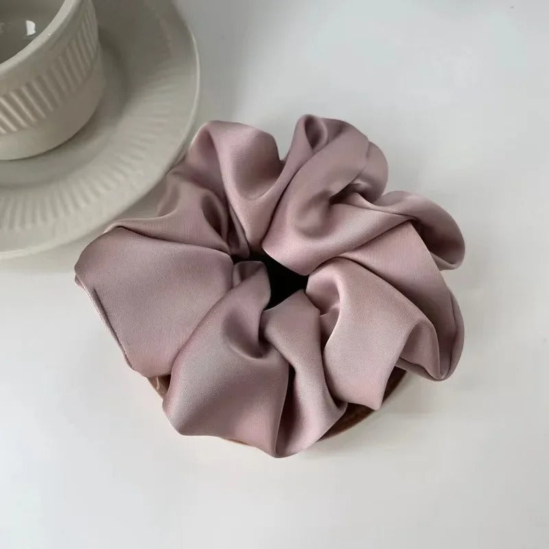 Silk Bloom Scrunchies